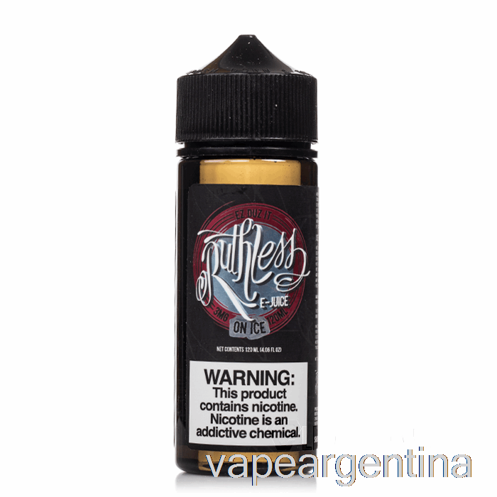 Ez Duz It On Ice - Vapor Despiadado - 120ml 3mg Vape Argentina
